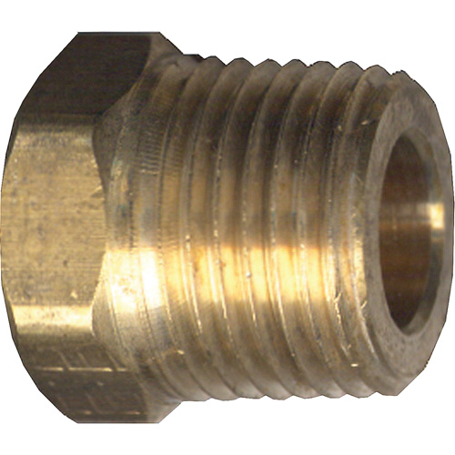 Hex Head Cored Plug, Pipe, 1/2" Dia., Brass Maritime Industrial Rubber