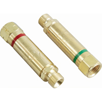 Flashback Arrestors - Oxy/Fuel Gas, Oxygen-Fuel Gas Set, Regulator Adaptor Style Maritime Industrial Rubber