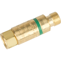 Flashback Arrestors - Oxy/Fuel Gas, Fuel Gas (red)/Oxygen (green), Torch Style Maritime Industrial Rubber