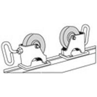 Support Adjust-A-Rolls, Capacit&eacute; de chargement 1000 lb, Capacit&eacute; max. de tuyau 36" Maritime Industrial Rubber