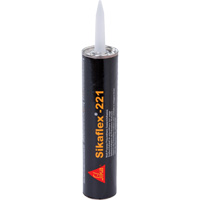 Adh&eacute;sif de polyur&eacute;thane Sikaflex 221, 10,3 oz., Noir Maritime Industrial Rubber