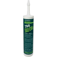 Dowsil 786 Silicone Sealant, 300 ml, Cartridge, White Maritime Industrial Rubber