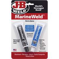 MarineWeld Epoxy, Two-Part, Tube, 3 oz., Grey Maritime Industrial Rubber