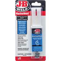 Adh&eacute;sif MarineWeld, 25 ml, Seringue, Deux composants, Blanc Maritime Industrial Rubber