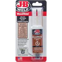 Adh&eacute;sif WoodWeld, 25 ml, Seringue, Deux composants, Havane Maritime Industrial Rubber