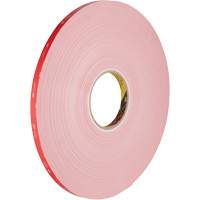 VHB Tape, 32.9 m (108') L x 12.7 mm (1/2") W, 62 mils, Acrylic Maritime Industrial Rubber