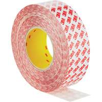 Double-Sided Adhesive Tape, Polyester, 50 mm (1.96") W x 50 m (164') L, 8 mils Thick Maritime Industrial Rubber