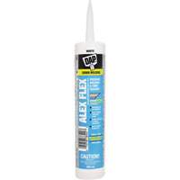 Alex Flex&reg; Premium Molding & Trim Acrylic Latex Siliconized Sealant, 300 ml, Cartridge, White Maritime Industrial Rubber