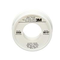 Scotch&reg; Thread Sealant Tape, 480" L x 1/2" W, White Maritime Industrial Rubber