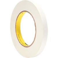 Scotch&reg; Printable Flatback Paper Tape 256, 12 mm (1/2") x 55 m (180'), White Maritime Industrial Rubber