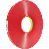 VHB Tape, 66 m (216') L x 6 mm (1/4") W, 23 mils, Acrylic Maritime Industrial Rubber