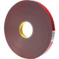 VHB Tape, 66 m (216') L x 6 mm (1/4") W, 23 mils, Acrylic Maritime Industrial Rubber
