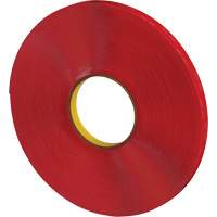 VHB Tape, 33 m (108') L x 12 mm (1/2") W, 40 mils, Acrylic Maritime Industrial Rubber