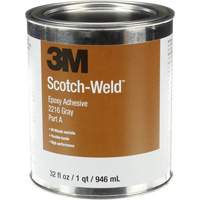 Scotch-Weld Adhesive, 32 fl. oz., Kit, Two-Part, Grey Maritime Industrial Rubber