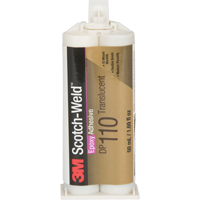 Scotch-Weld Adhesive, 1.64 fl. oz., Dual Cartridge, Two-Part, Clear Maritime Industrial Rubber