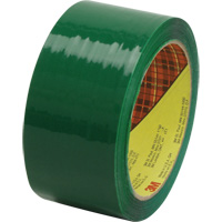Scotch&reg; Box Sealing Tape 371, Hot Melt Adhesive, 1.9 mils, 48 mm (2") x 100 m (328') Maritime Industrial Rubber
