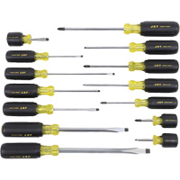 JKS-14S Cushion Grip Screwdriver Set, 14 Pcs. Maritime Industrial Rubber