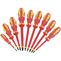 JISD-9S Jeu de tournevis isol&eacute;s VDE, 9 m Maritime Industrial Rubber