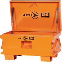 JSB-3219 Super Heavy-Duty Jobsite Tool Storage Box, 32-1/8" x 19" x 17-1/2", Steel, Orange Maritime Industrial Rubber