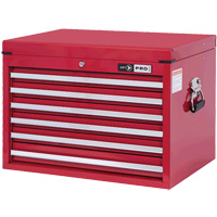 PMC2706 Pro Series Toolbox Combo, 17-7/8" D x 26" W x 18-15/16" H, Red Maritime Industrial Rubber
