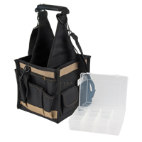 Tool Pouches, Canvas, 25 Pockets, Black Maritime Industrial Rubber