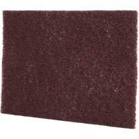 Scotch-Brite Production Hand Pads, Aluminum Oxide, 6" x 9", Very Fine Grit Maritime Industrial Rubber
