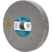 Scotch-Brite EXL Deburring Wheel, 6" x 1", 1" Arbor Maritime Industrial Rubber