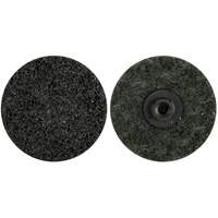 Non-Woven Quick-Change Discs, 2" Dia., Extra Coarse Grit, Aluminum Oxide Maritime Industrial Rubber