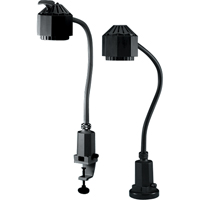 Sunnex Task Lights - 50 Watt Moisture Resistant Halogen Task Lights, 50 W, Halogen, 27" Neck, Black Maritime Industrial Rubber
