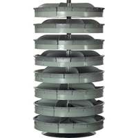 Modules de stockage Rotabin, 500 lb Capacit&eacute; par niveau, 8 Niveau(x), 66" ha x 34" dia Maritime Industrial Rubber