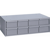Casiers &agrave; tiroirs industriels, 8 tiroirs, 22-3/4" la x 11-5/8" p x 7-3/8" h, Gris Maritime Industrial Rubber