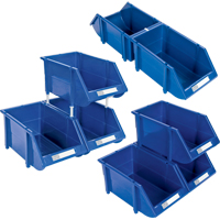 Stack & Hang Bin, 7-7/8" W x 7" H x 17-11/16" D, Green Maritime Industrial Rubber
