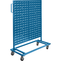 Supports mobiles pour contenants - &agrave; un c&ocirc;t&eacute;, &agrave; un c&ocirc;t&eacute;, 36" la x 16" p x 46-1/2" h Maritime Industrial Rubber
