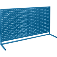 Supports d'&eacute;tabli &agrave; fentes - Supports seulement, 0 bacs, 72" la x 15" p x 40" h Maritime Industrial Rubber