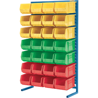 Supports fixes pour contenants - &agrave; un cot&eacute; - Support seulement, 36" la x 12" p x 61" h Maritime Industrial Rubber