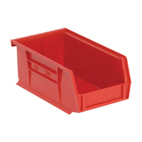 Ultra Stack & Hang Bin, 4-1/8" W x 3" H x 7-3/8" D, Red Maritime Industrial Rubber
