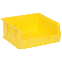 Bacs ultra empilable & suspendable, 11" la, 5" h x 10-7/8" p, Jaune Maritime Industrial Rubber