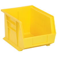 Bacs ultra empilable & suspendable, 8-1/4" la, 7" h x 10-3/4" p, Jaune Maritime Industrial Rubber