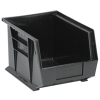 Bacs ultra empilable & suspendable, 8-1/4" la, 7" h x 10-3/4" p, Noir Maritime Industrial Rubber