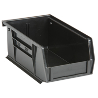 Ultra Stack & Hang Bin, 4-1/8" W x 3" H x 7-3/8" D, Black Maritime Industrial Rubber