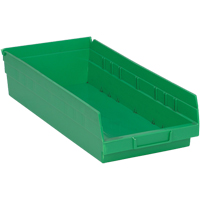Bacs pour tablette, 8-1/8" la x 4" H x 17-7/8" p, Vert, Capacit&eacute; 40 lb Maritime Industrial Rubber