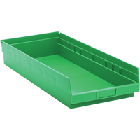 Bacs pour tablette, 11-1/8" la x 4" H x 23-5/8" p, Vert, Capacit&eacute; 50 lb Maritime Industrial Rubber
