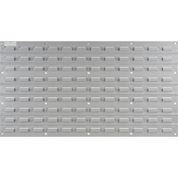 Panneau perfor&eacute; en m&eacute;tal pour bacs, 32 bacs, 36" la x 1/8" p x 19" h Maritime Industrial Rubber