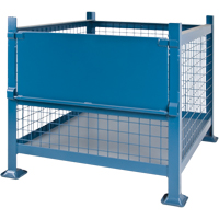 Contenants de vrac empilables, 34,5" la x 40,5" p x 30" h, Capacit&eacute; de 3000 lb Maritime Industrial Rubber