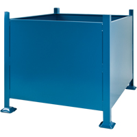 Contenants de vrac empilables, 30" ha x 34,5" la x 40,5" p, Capacit&eacute; de 3500 lb Maritime Industrial Rubber