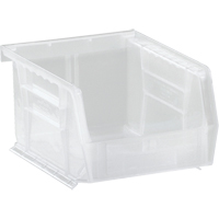 Bac transparent ultra empilable & suspendable, 4-1/8" la, 3" h x 5-3/8" p, Transparent Maritime Industrial Rubber