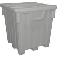 Bacs emboîtables, 44" la x 44" p x 46" h, Gris Maritime Industrial Rubber