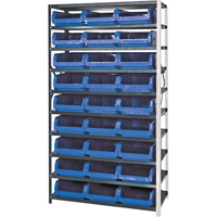 &eacute;l&eacute;ment de rayonnage avec bacs empilables, Acier, Bac Magnum, Capacit&eacute; 650 lb, 42" la x 76" h Maritime Industrial Rubber