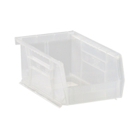 Bacs ultra empilable & suspendable, 4-1/8" la, 3" h x 7-3/8" p, Transparent Maritime Industrial Rubber