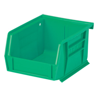 Stack & Hang Bin, 4-1/8" W x 3" H x 5-3/8" D, Green Maritime Industrial Rubber